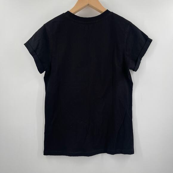 NEW ODD PEOPLE T-Shirt Tee Size Small Black The Wild Ones Rock Cotton Distress - Picture 4 of 9